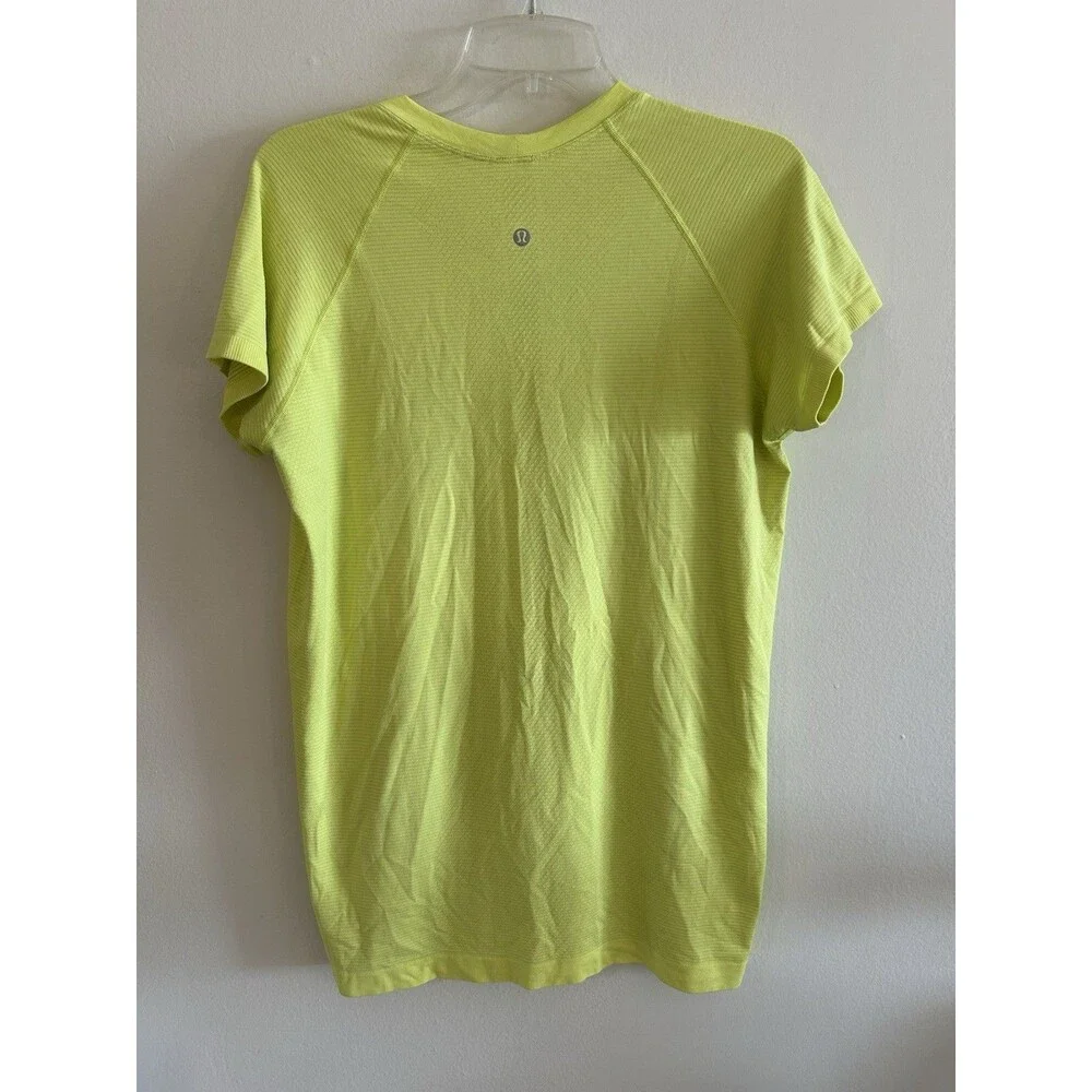 Lululemon Swiftly Tech Short Sleeve 2.0 Highlight Yellow HIYE Size 12